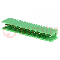 Pluggable terminal block; 5mm; ways: 10; straight; socket; male