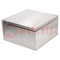 Custodia: universale; X: 300mm; Y: 300mm; Z: 121mm; acciaio inox