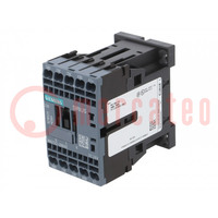 Contactor: 4-polig; NC x2 + NO x2; 24VDC; 10A; 3RH20; veerklemmen