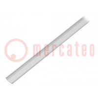 Profilo per moduli LED; naturale; L: 1m; QUARTER10; alluminio