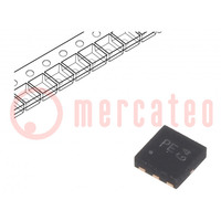 Tranzystor: P-MOSFET; unipolarny; -40V; -4,9A; 0,7W; U-DFN2020-6