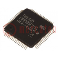 IC: microcontrolador; 60MHz; TQFP64; 20kBRAM,128kBFLASH; I/O: 33