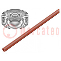 Pneumatic tubing; -0.95÷10bar; PUN-H; Tube in.diam: 2.6mm; red