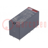 Relè: elettromagnetico; SPDT; Ubobina: 120VAC; 16A; max.250VAC