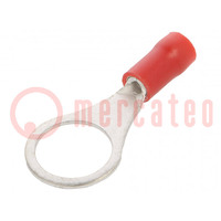 Connecteur: anneau; M10; Ø: 10,5mm; 0,25÷1,5mm2; serrage; sur fil