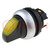 Schakelaar: draaibaar; 22mm; Stab.pos: 1; geel; M22-FLED,M22-LED