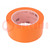 Tape: markerend; oranje; L: 33m; W: 50mm; Thk: 0,13mm; 2,5N/cm; 130%