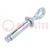Hook; ring,with a anchor; steel; zinc; Thread len: 51mm