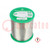 Soldering wire; Sn97Cu3; 0.7mm; 250g; lead free; reel; 230°C