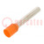 Tip: bootlace ferrule; insulated; copper; 4mm2; 18mm; tinned; 12AWG