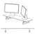 VALUE Monitor-/Laptop-Ständer, höhenverstellbar, extra-breit, schwarz