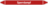 Rohrmarkierer ohne Gefahrenpiktogramm - Sperrdampf, Rot, 2.6 x 25 cm, Seton