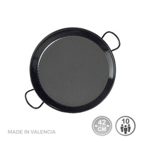 PAELLERA TRADICIONAL ACERO ESMALTADO Ø42CM (10 PERSONAS). VAELLO