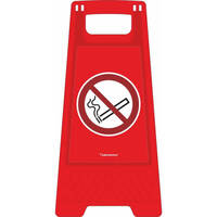 Warnaufsteller beschriftet Höhe 61,0 cm Version: 03 - Rauchen verboten