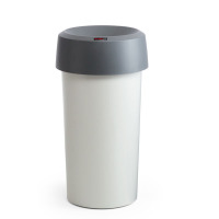 Abfallbehälter 50l mit Trichterdeckel, Kunststoff Version: 01 - grau