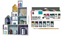 Marabu Acryllack Decorlack, Starter-Set, 6 x 15 ml (57202445)