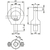 Skizze zu Ringschraube drehbar HF M24 lachs mit CE-Kennzeichnung