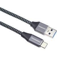 PREMIUMCORD Kábel USB 3.2 Gen 1, 5Gbit/s, A - C, M/M, 2m, szürke