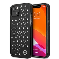 MERCEDES-BENZ MEHCP13MESPBK - CARCASA PARA IPHONE 13 (6,1"), DISEÑO DE ESTRELLAS, COLOR NEGRO