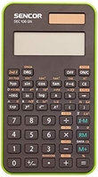 SENCOR CALCULADORA ESCOLAR SEC 106 GN, 56 FUNCIONES CIENTÍFICAS, GRAN PANTALLA LCD DE 10 DÍGITOS, FUNCIONES TRIGONOMÉTRICAS E HI