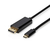 NEDIS ADAPTADOR USB-C? - USB 3.2 GEN 1 - CONECTOR USB-C? - CONECTOR DISPLAYPORT - 4K @60HZ - 2.00 M - REDONDO - CHAPADO EN ORO -