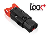 Złącze zasilające do zarobienia z blokadą IEC LOCK+ OPEN/C13 Ż