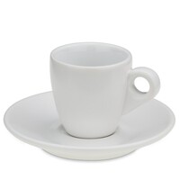 Kela 12748 Espresso-Set Mattia Keramik weiß 6,5cm 12,0cmØ 50,0ml