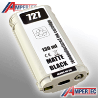 Ampertec Tinte ersetzt HP B3P22A 727 matt schwarz