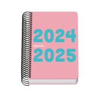 DOHE AGENDA ESCOLAR A6 ESPIRAL DP MEMORY BASIC CUBIERTA PP ROSA 2024-2025