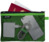 Traveller Zip-Beutel WOW, L, 2 Fächer, 23 x 15 cm, 2 Fächer, grün