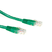 ACT CAT6A UTP 15m cable de red Verde U/UTP (UTP)