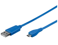 Goobay 63689 USB Kabel 0,95 m USB A Micro-USB B Blau