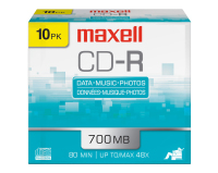 Maxell 648210 blank CD CD-R 700 MB 10 pc(s)