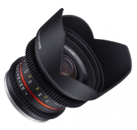 Samyang 12mm T2.2 NCS CS VDSLR SLR Ultra nagylátószögű objektív Fekete
