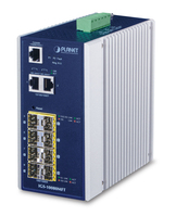 PLANET IGS-10080MFT łącza sieciowe Zarządzany Gigabit Ethernet (10/100/1000) Niebieski, Biały