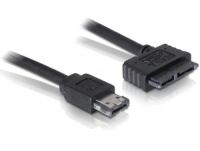 DeLOCK Cable eSATAp / Slimline SATA13pin, 1m SATA kábel Fekete