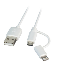 EFB Elektronik K5351WS.1 USB-kabel 1 m USB 1.0 USB A Micro-USB B Wit