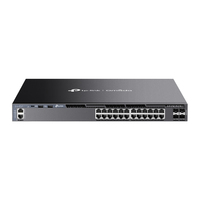 TP-Link Omada SG6428X Netzwerk-Switch Managed L3 Gigabit Ethernet (10/100/1000) 1U Schwarz