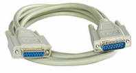 Lindy joystick extension 2m serial cable Grey SUB-D