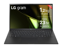 LG Gram 15ZD90S-G.AX75B ordenador portatil Intel Core Ultra 7 155H Portátil 39,6 cm (15.6") Full HD 16 GB LPDDR5-SDRAM 512 GB SSD Wi-Fi 6E (802.11ax) FreeDOS Negro