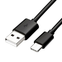 4XEM 4XUSBCUSB2A15 USB cable 4.57 m USB 2.0 USB A USB C Black