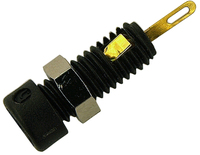Hirschmann 930308700 conector Mini socket 2 mm Negro