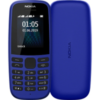 Nokia 105 4,5 cm (1.77") 73,02 g Blauw Basistelefoon