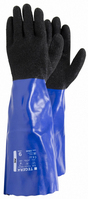 Ejendals TEGERA 12945 Rękawiczki jednorazowe Czarny, Niebieski Nylon, Winyl
