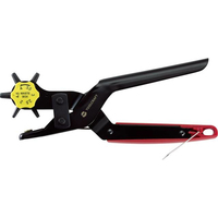 Toolcraft TO-6425610 punching pliers Revolving punch pliers Carbon steel,Steel Black 6 pc(s) 2,2.5,3,3.5,4,4.5 mm 1 pc(s)
