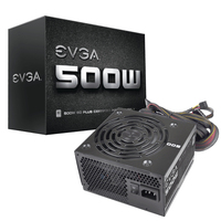 EVGA 500 W1 power supply unit 500 W 20+4 pin ATX ATX Black