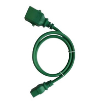 Raritan SLC20C19-2.5MK3-6PK power cable Green 2.5 m C20 coupler C19 coupler