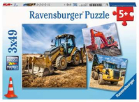Ravensburger Digger at work! Puzzlespiel 49 Stück(e) Fahrzeuge