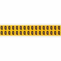 Brady 1520-Q printer label Black, Yellow Self-adhesive printer label