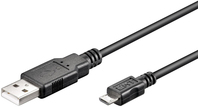 Microconnect USBABMICRO3 USB kábel 3 M USB 2.0 USB A Micro-USB B Fekete